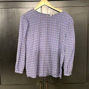 Treasure and Bond plaid blouse